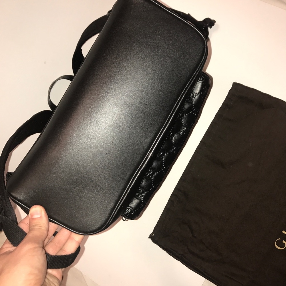 Gucci Signature leather backpack (Black) - Picture 3 of 8